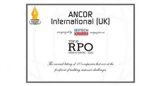ANCOR Is the Leader of Top 10 RPO Firms in Europe 2020